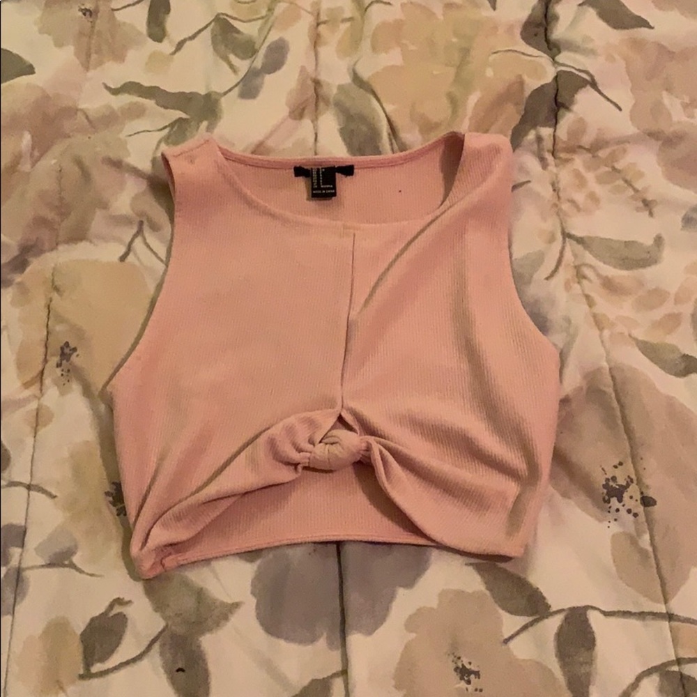 Pink croptop